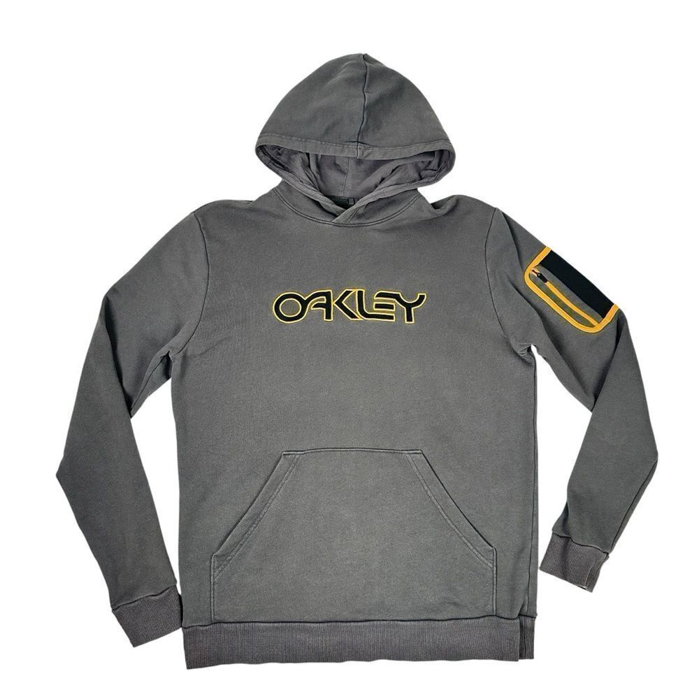 Oakley B1B Pullover Hoodie Sweatshirt Mens S Forged Iron Pocket Logo